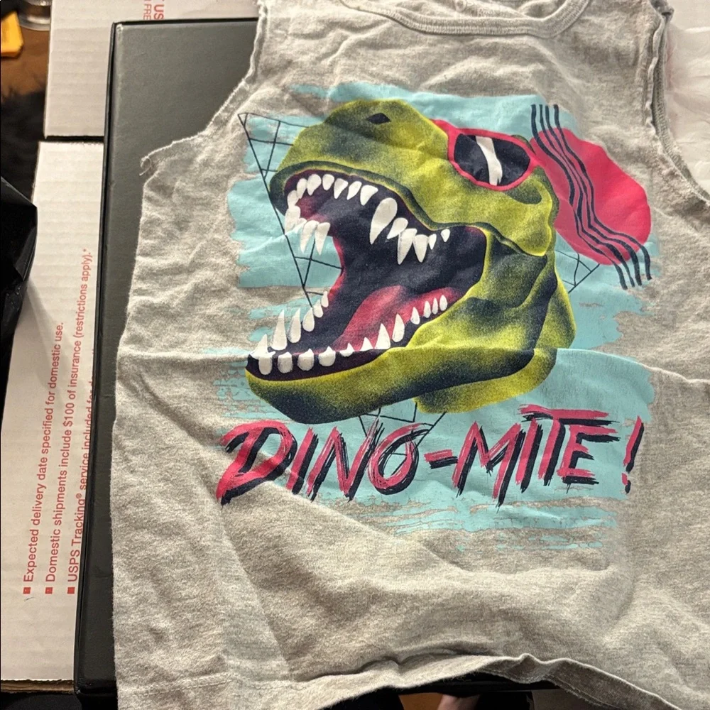 OshKosh B'gosh Dino-Mite Tank Top - Gray 6